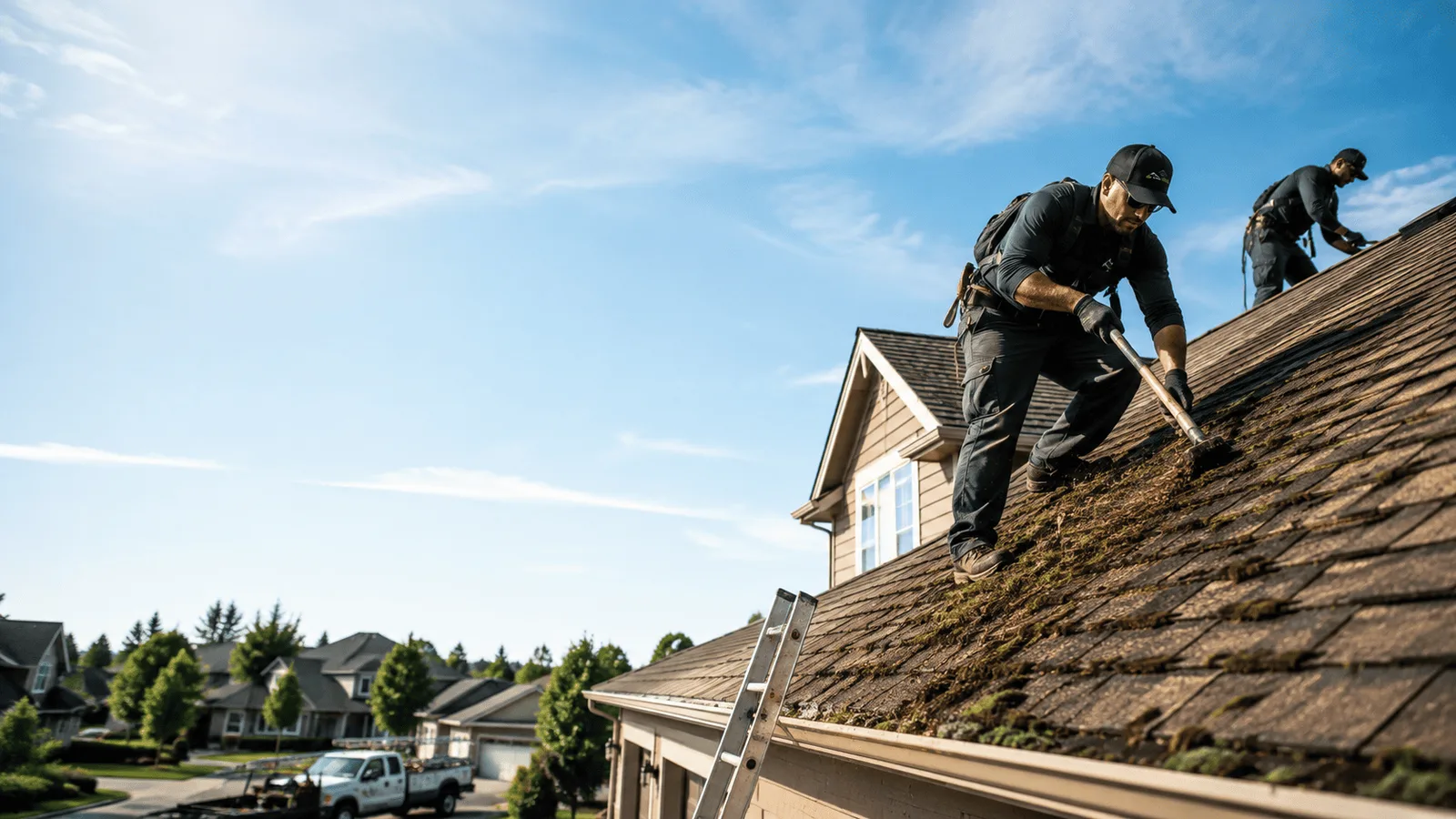 Roof Moss Removal in Briscoe, TX near me